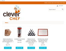 Tablet Screenshot of cleverchef.com